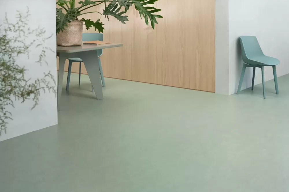 Marmoleum - eetkamer Marmoleum - eetkamer